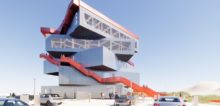 Portlantis, Europe’s Biggest Port and an Exhibition Structure Designed by MVRDV Begins Construction
