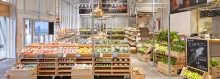 Re-opened Muji Store in Tokyo sells Vegetables, Bread, and Houses
