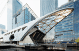 Roof above Canary Wharf Crossrail Station Completed | Foster and Partners