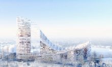 Sou Fujimoto Architects and AWAA Win Contest to Design High-rise Series in Brussels