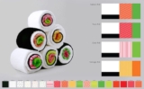 Sushi Towels |  Jenny Pokryvailo