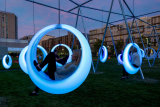 “Swing Time” illuminates Boston park | Höweler + Yoon Architecture
