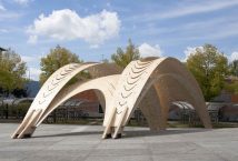 “The Swiss Got Wood”: Students’ Bent Plywood Pavilion | ETH