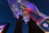 Unnumbered sparks | Janet Echelman and Aaron Koblin