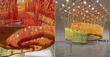 Watch the Lavish Largest Crochet Art Installation by Ernesto Neto