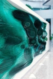 Wavy Layered Glass Panel | Tamás Ábel+ LAB5 Architects